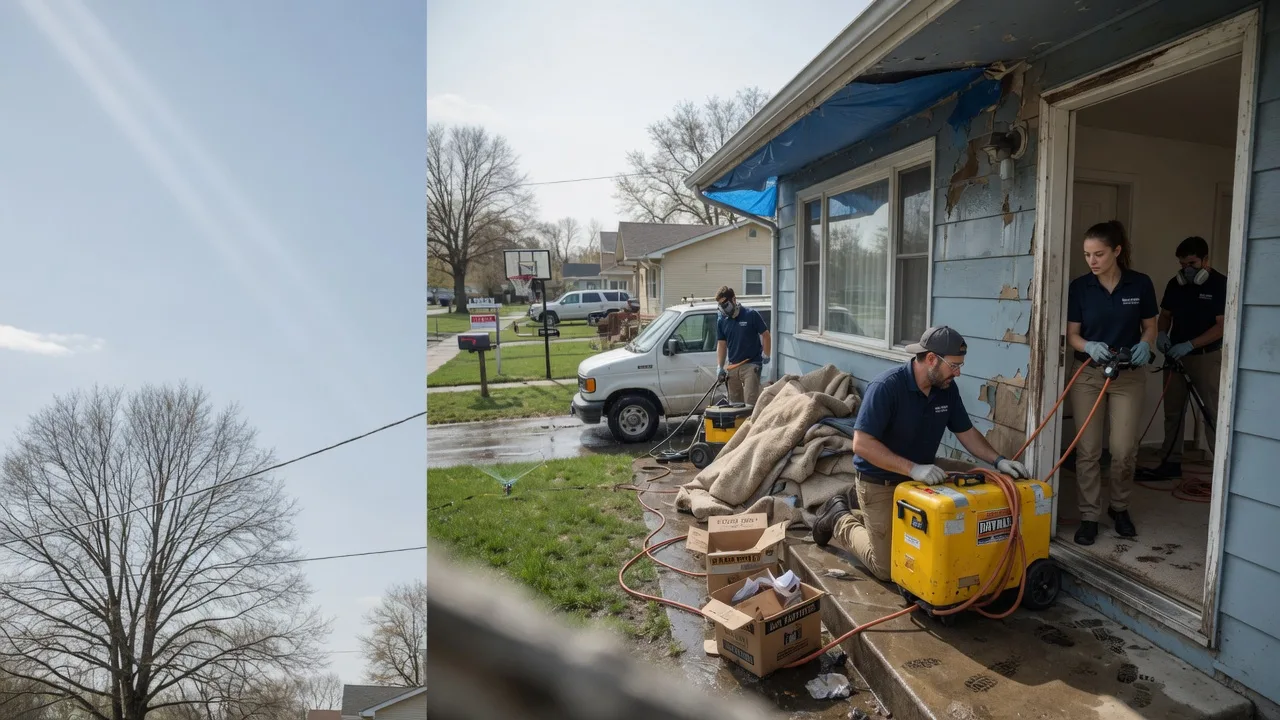 Basement Flood Cleanup in Tom Bean, TX near me